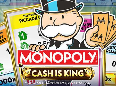 Monopoly Cash Is King - Video Slot (Red Tiger)